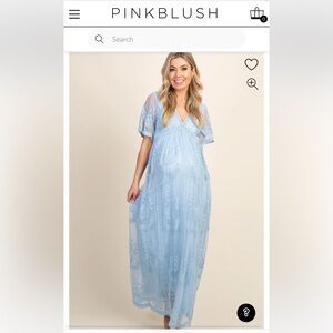Pinkblush Light Blue Maxi Dress